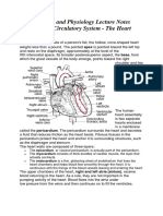 Anatomy and Physiology Lecture Notes