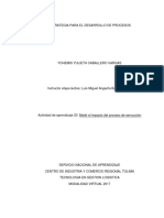 Estrategia para El Desarrollo de Procesos