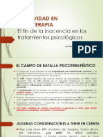 Efectividad en Psicoterapia y Factores Comunes