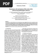 Squamous Cell Carcinoma of The Oral Cavity: Clinical and Pathological Aspects