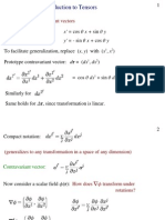 Introduction To Tensors: Contravariant and Covariant Vectors