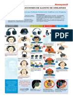 Instrucciones de Ajuste de Orejeras PDF