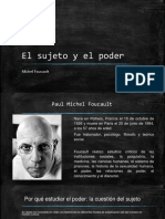 Exposición Sobre "El Sujeto y El Poder"