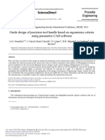 Guide Design of Precision Tool Handle Based On Ergonomics Criteria