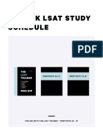 16 Week Lsat Study Schedule