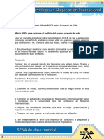 Evidencia 1 Matriz DOFA Sobre Proyecto D