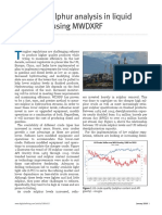 Ultra Low Suphur Analysis in Liquid Petroleum Using MWDXRF