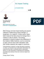 Charpy vs. Izod - An Impact Testing Comparison - Element Materials Technology