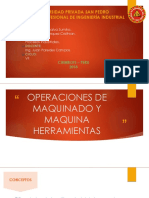 Operaciones de Maquinado y Maquina Herramientas - Procesos Industriales