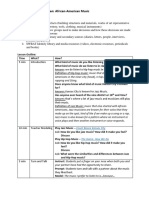 African American Music Lesson Plan