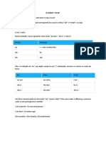 Verbs Followed by Gerunds e Infinitives