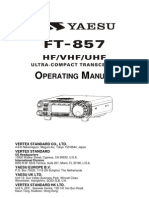 Yaesu FT-857 Operating Manual