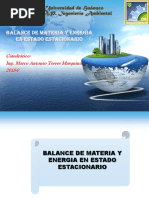 Balance de Materia y Energia en Estado Estacionario