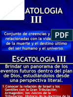 Curso Escatología III