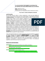 Programa de Control de Plagas en Citricos (Diaphorina Citri, Minador, Trips)