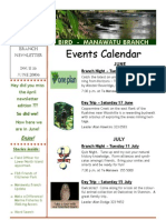 Events Calendar: Manawatu Forest & Bird: Connecting People With Nature