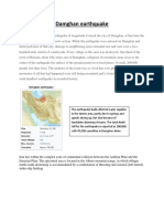 Damghan Earthquake