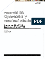 Manual Operacion Mantenimiento Camion 772 773 B Caterpillar PDF