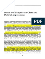 Frede-Stoics and Skepticson Clear and Distinct Impressions