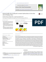 Human Health Risks of Polycyclic Aromatic Hydrocarbons in The Urban