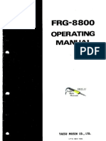 Yaesu FRG-8800 Operating Manual