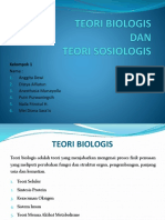 Teori Biologis Dan Teori Sosiologis