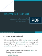 Introduction To: Information Retrieval