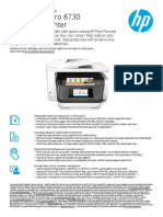 HP Officejet Pro 8730 All-In-One Printer: Wireless, Print, Fax, Scan and