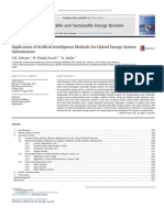 Application of Artificial Intelligence Methods For Hybrid Energy System Optimization (2016)