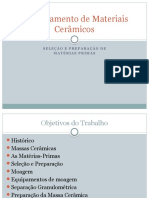 Documents - Tips Selecao e Preparacao de Materias Primas Processamento de Materiais Ceramicos