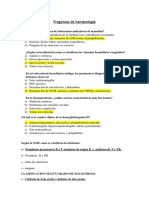 Preguntas de Hematología 1