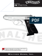 PPK-PPK/S Pistol: Safety & Instruction Manual