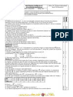 Devoir de Contrôle N°1 - Physique - 3ème Informatique (2007-2008) MR Boussaidi Fayçal