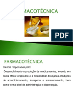 Farmacotécnica-Conceitos e Legislação