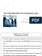 Company Law-An Introduction