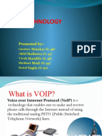 Voip Technology: Presented by