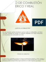 1.2 Procesos de Combustion Teoricos y Reales Angel Vicente Muñoz Ordoñez