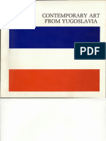 1978 Contemporary Art From Yugoslavia Catalogue