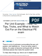 Per Unit Example - How To, Tips, Tricks, and What To Watch Out For On The Elect