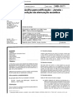 NBR 10829 Caixilho para Edificação - Janela - Medição Da Atenuação Acústica PDF