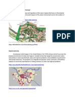 What Is Urban and Regional Planning?