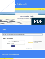 CBT Merchant Portal Guide - API Shippment From USA