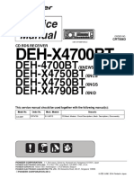 Pioneer DEH-4700BT, X4700BT, X4750BT, 4790BT PDF