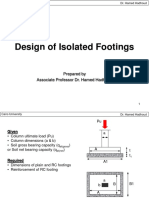 Design of Isolated Footings