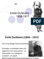 Indivíduo Sociedade Durkheim