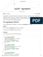 MongoDB Aggregation PDF