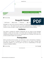 MongoDB Tutorial PDF