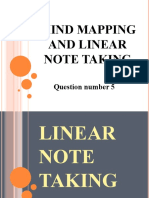 Mind Mapping and Linear Note Taking