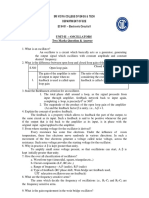 Unit-Ii - Oscillators Two Marks Question & Answer