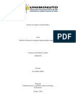 Modelo Sistema de Vigilancia Epidemiológica